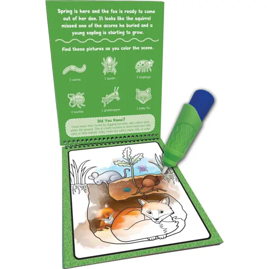 Forest Friends Water Reveal Book, 6 Sets {4}