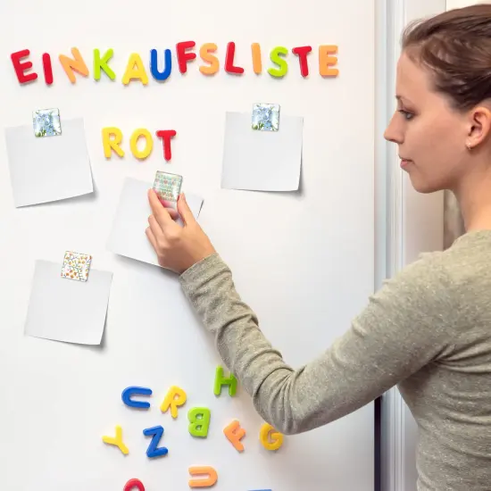 72 PCS Craft Magnets Glass Ceramic Ferrite Magnet with Adhesive Backing and Transparent Clear Glass Cabochons for DIY Craft Fridge Refrigerator Magnets Pendants(Square,1.2 Inch) {3}