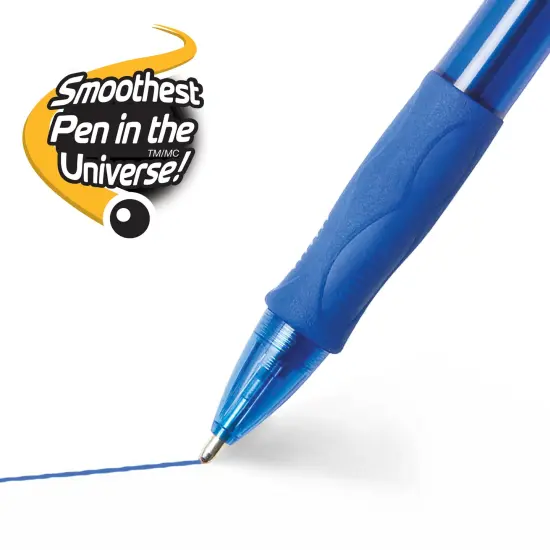 BIC Glide Bold Retractable Ball Pen, Blue, 1.6mm Bold Point, 36 Pack {4}