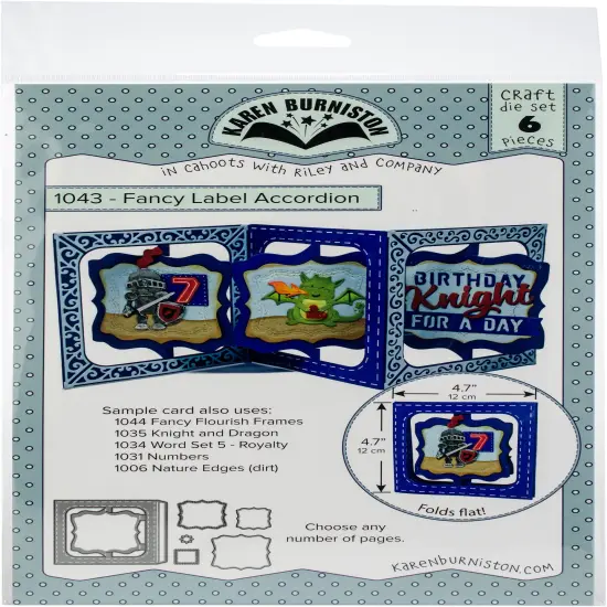 Karen Burniston Dies-Fancy Label Accordion {1}