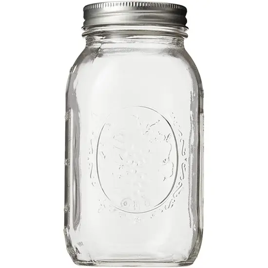 Ball Regular Mouth Glass Quart Canning Jars Lids and Bands USA Made Pack of 12 {3}