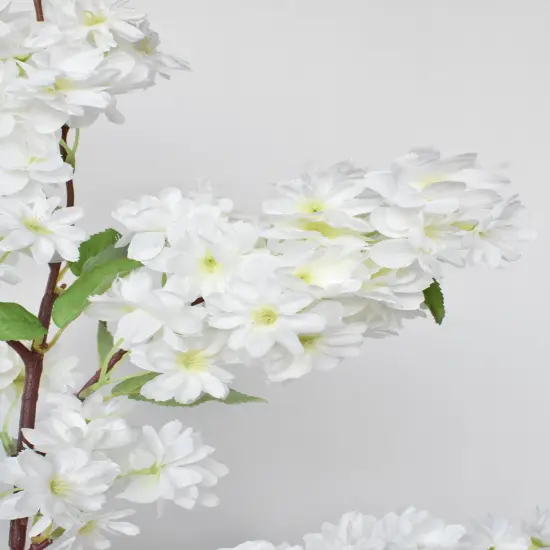 40" Faux Cherry Blossom Branch Stem Cream {4}