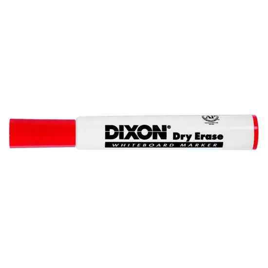 Dry Erase Markers Wedge Tip, Red, Pack of 12 {2}