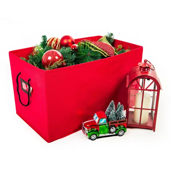 Multi Use Christmas Decoration Storage Box {2}