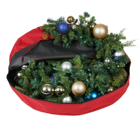 Hanging Christmas Wreath Storage Container {3}