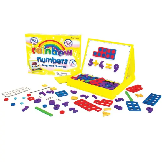 Rainbow Numbers Magnetic Numbers, 155 Pieces {1}