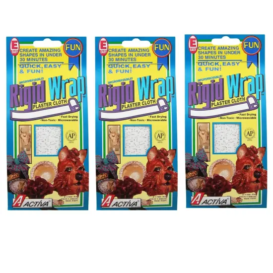 Rigid Wrap&reg; Plaster Cloth, 4"x 180", 3 Rolls {1}