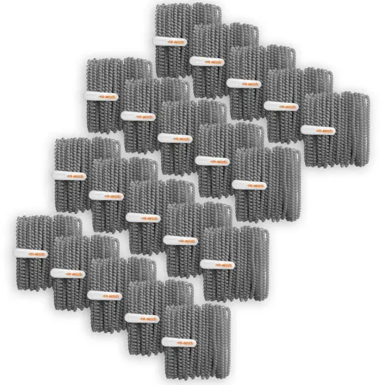 Skooob Tangle Free Earbud Covers - Anthracite Gray, Pack of 20 {1}