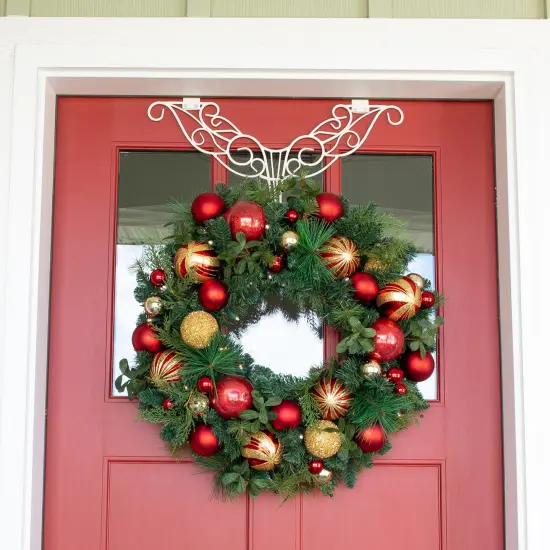 Lighted Christmas Wreath - Christmas Classic {5}