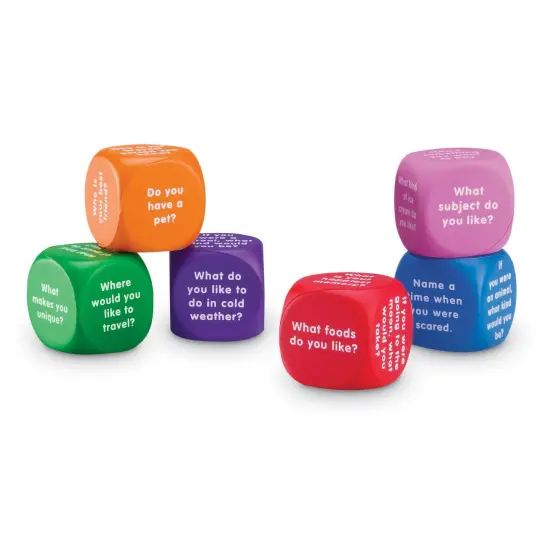 Conversation Cubes, 6 Per Set {1}