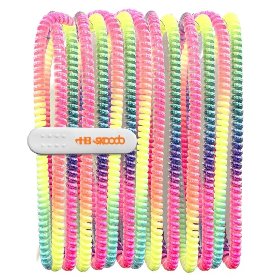 Skooob Tangle Free Earbud Covers - Rainbow, Pack of 20 {3}