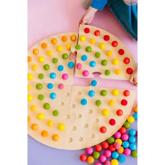 My Rainbow Globe - Wooden Puzzle {3}