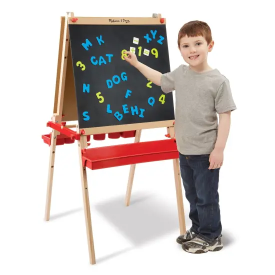Deluxe Magnetic Standing Art Easel {3}