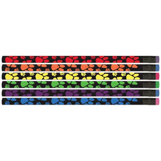 Neon Paws Pencils, 12 Per Pack, 12 Packs {1}