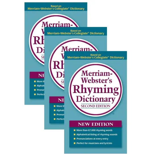 Merriam-Webster's Rhyming Dictionary, Pack of 3 {1}