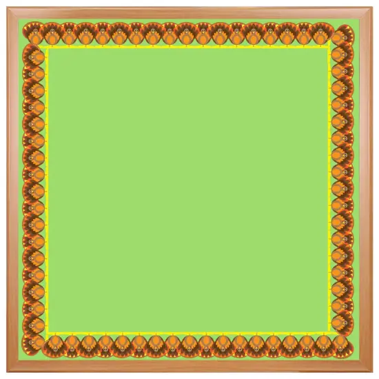 Turkey Die-Cut Border, 12 Strips/36 Feet Per Pack, 6 Packs {2}