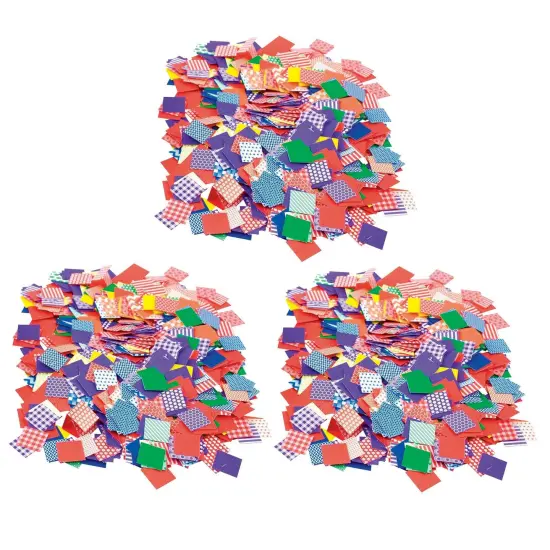 Petit Pattern Mosaics, 0.75", 2000 Per Pack, 3 Packs {1}