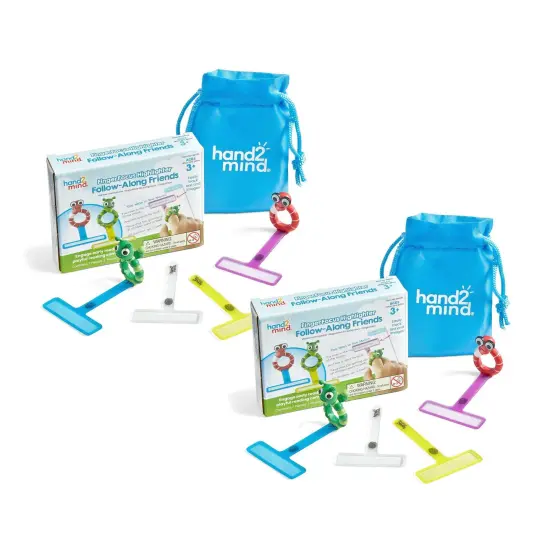 FingerFocus&reg; Highlighter Follow-Along Friends, 2 Sets {1}