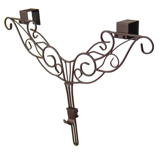 Adjustable Wreath Hanger for Door - Antler Brown {4}
