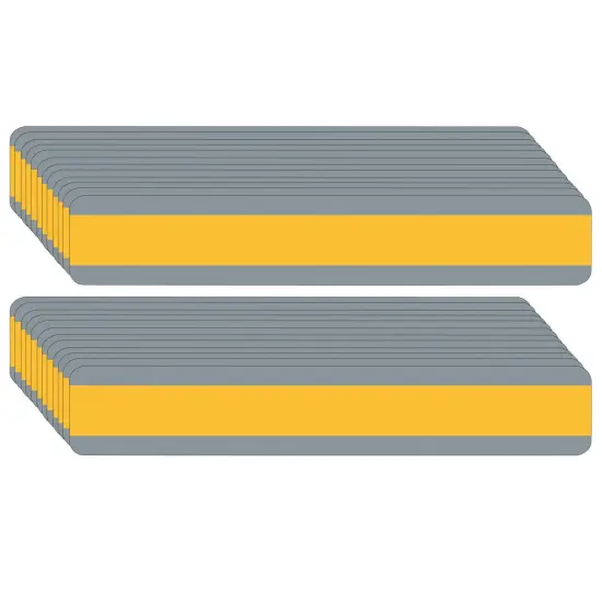 Double Wide Sentence Strip Reading Guide, 1-1/4" x 7-1/4", Goldenrod, Pack of 24 {1}