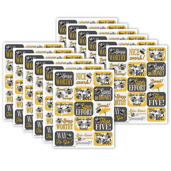 The Hive Success Stickers, 120 Per Pack, 12 Packs {1}