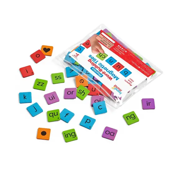 Phonics Word-Building Magnetic Tiles {1}