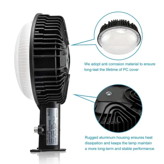 ETL 15000LM LED Barn Lights 120W Dusk to Dawn Photocell Outdoor Area Light 5000K {2}