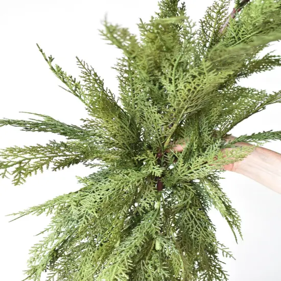 65" Faux Cedar Mantel Swag {1}