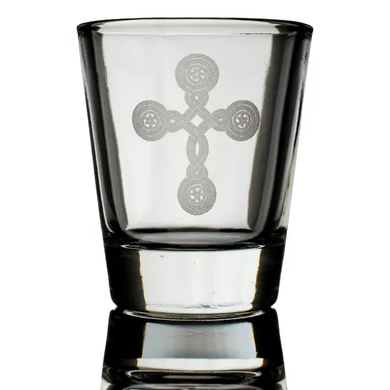 2oz Cross (one) Shot Glass {2}