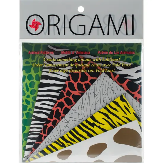 Yasutomo Fold 'Ems Origami Paper 5.875" 24/Pkg-Animal {1}