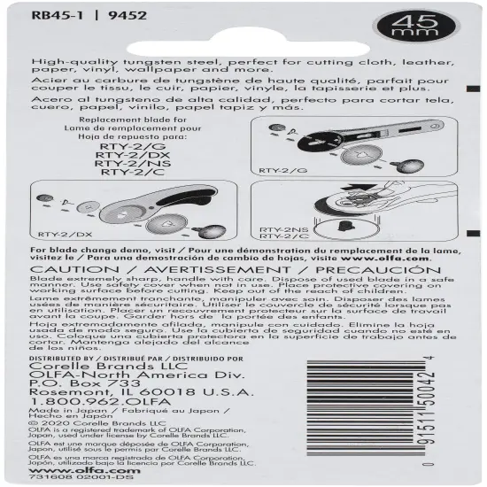 OLFA Rotary Blade 45mm {3}