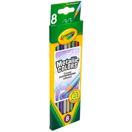 Crayola Metallic Colored Pencils-8/Pkg Long {2}