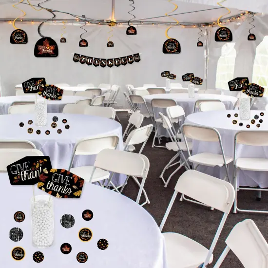 Big Dot of Happiness Give Thanks - Thanksgiving Party Supplies Decoration Kit - Decor Galore Party Pack - 51 Pieces {4}