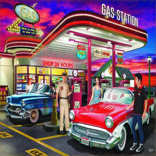 Sunsout Remember Those Days 300 pc Jigsaw Puzzle 42216 {1}