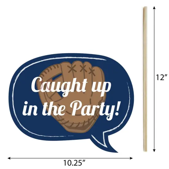 Big Dot of Happiness Funny Go, Fight, Win - Sports - Baby Shower or Birthday Party Photo Booth Props Kit - 10 Piece {6}