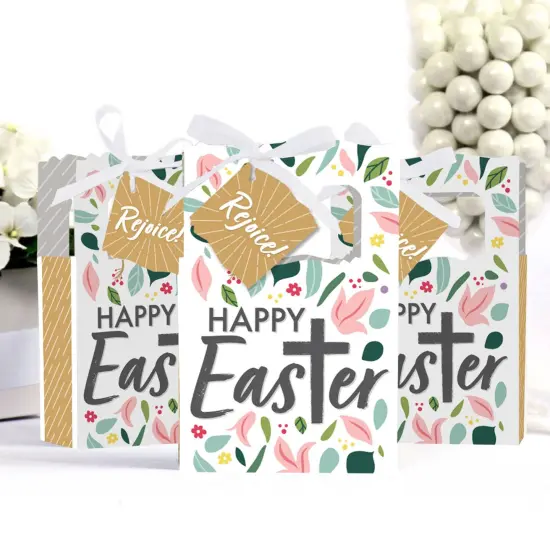 Big Dot of Happiness Religious Easter - Christian Holiday Party Favor Boxes - Set of 12 {4}