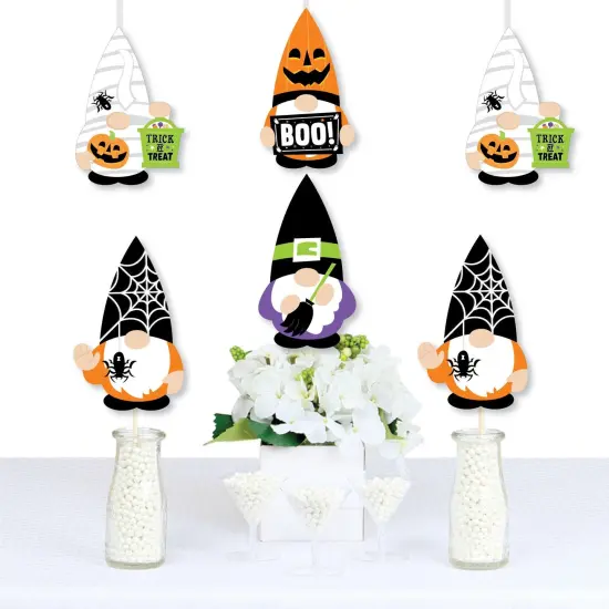 Big Dot of Happiness Halloween Gnomes - Gnome Decorations DIY Spooky Fall Party Essentials - Set of 20 {1}