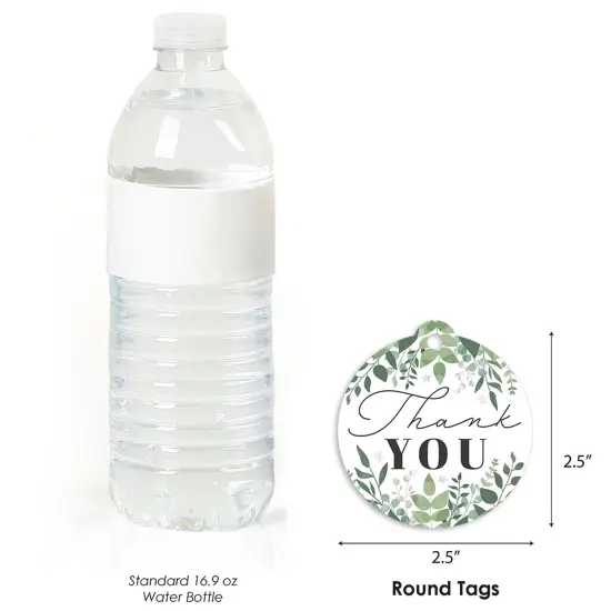 Big Dot of Happiness Boho Botanical - Greenery Party Favor Gift Tags (Set of 20) {4}