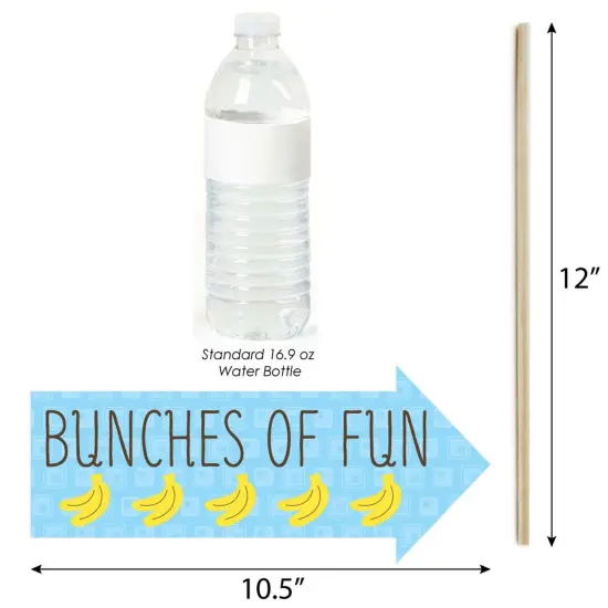 Big Dot of Happiness Funny Blue Monkey Boy - Baby Shower or Birthday Party Photo Booth Props Kit - 10 Piece {4}