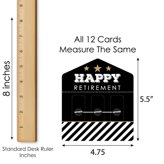 Big Dot of Happiness Happy Retirement - Retirement Party Game Pickle Cards - Pull Tabs 3-in-a-Row - Set of 12 {7}