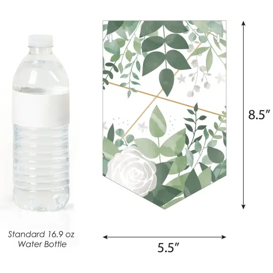 Big Dot of Happiness Boho Botanical - Greenery Party Bunting Banner - Party Decorations - Let's Celebrate {3}