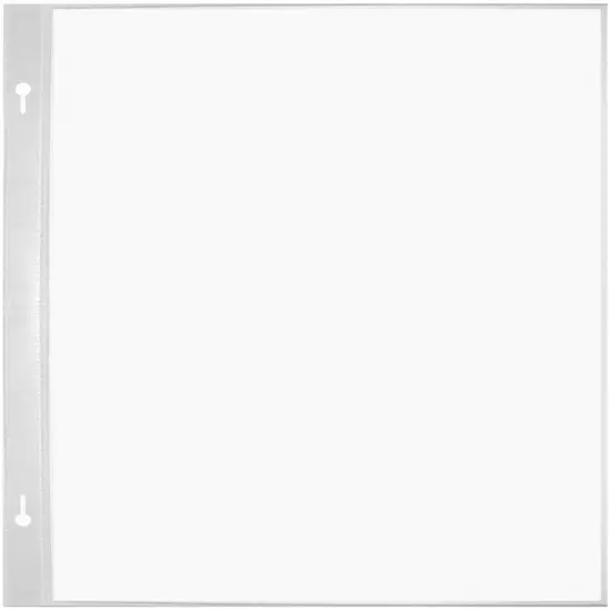 Pioneer Universal Top-Loading Page Protectors 5/Pkg-8"X8" (W/White Inserts) {2}