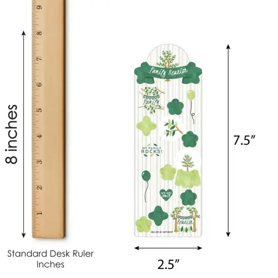 Big Dot of Happiness Family Tree Reunion - Family Gathering Party Favor Kids Stickers - 16 Sheets - 256 Stickers {4}