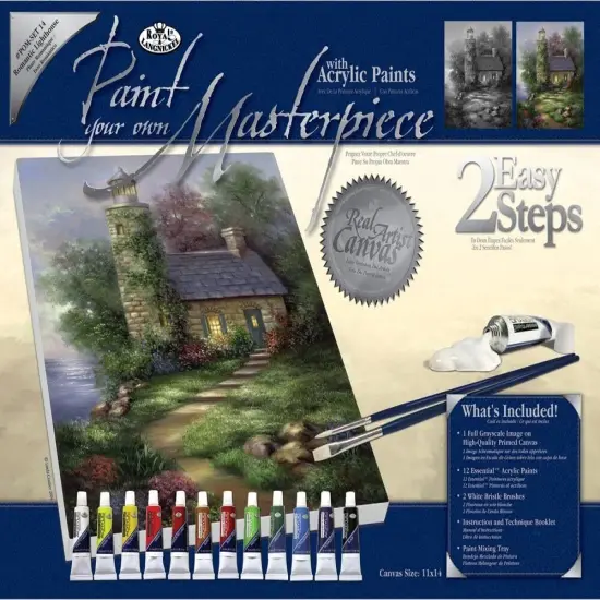 Royal & Langnickel(R) Paint Your Own Masterpiece Kit 11"X14"-Romantic Lighthouse {1}