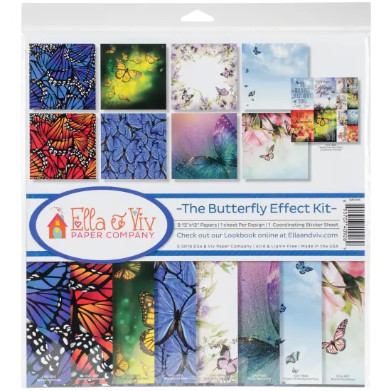 Ella & Viv Collection Kit 12"X12"-The Butterfly Effect {1}