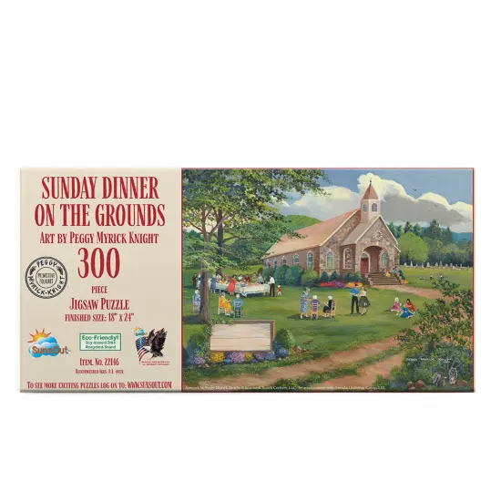 Sunsout Sunday Dinner on the Grounds 300 pc Jigsaw Puzzle 22146 {4}