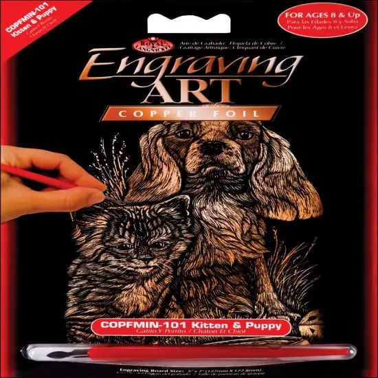 Royal & Langnickel(R) Copper Foil Engraving Art Kit 5"X7" {1}