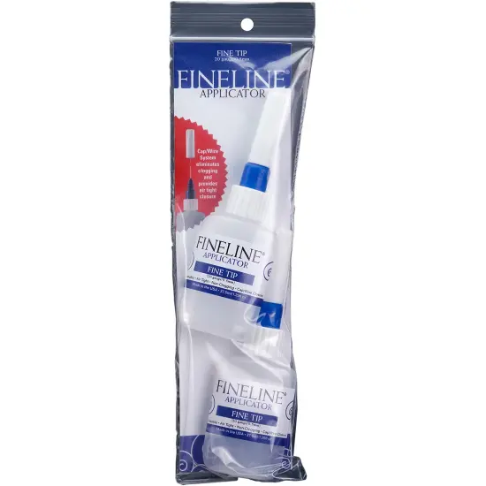 Fineline 20 Gauge Applicators & Bottles - Empty 2/Pkg-1.25oz {1}