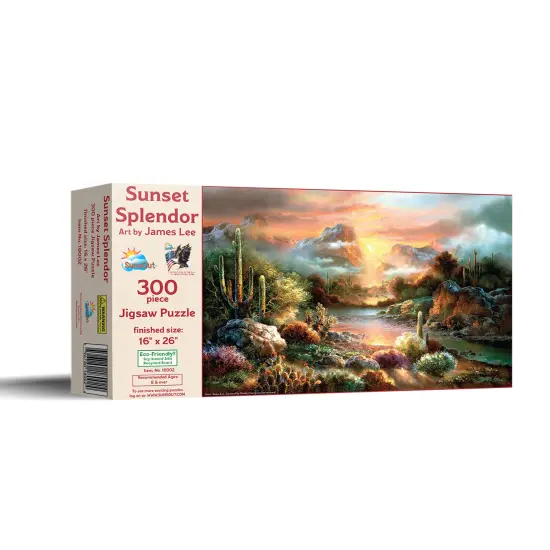 Sunsout Sunset Splendor 300 pc Jigsaw Puzzle 18002 {2}