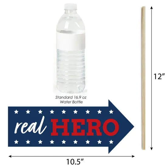 Big Dot of Happiness Happy Veterans Day - Patriotic Photo Booth Props Kit - 10 Piece {4}